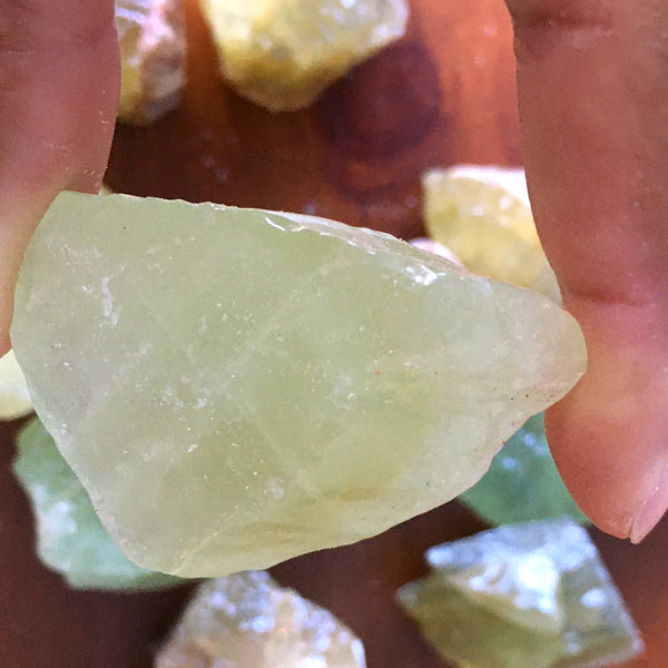 Green Calcite -Raw