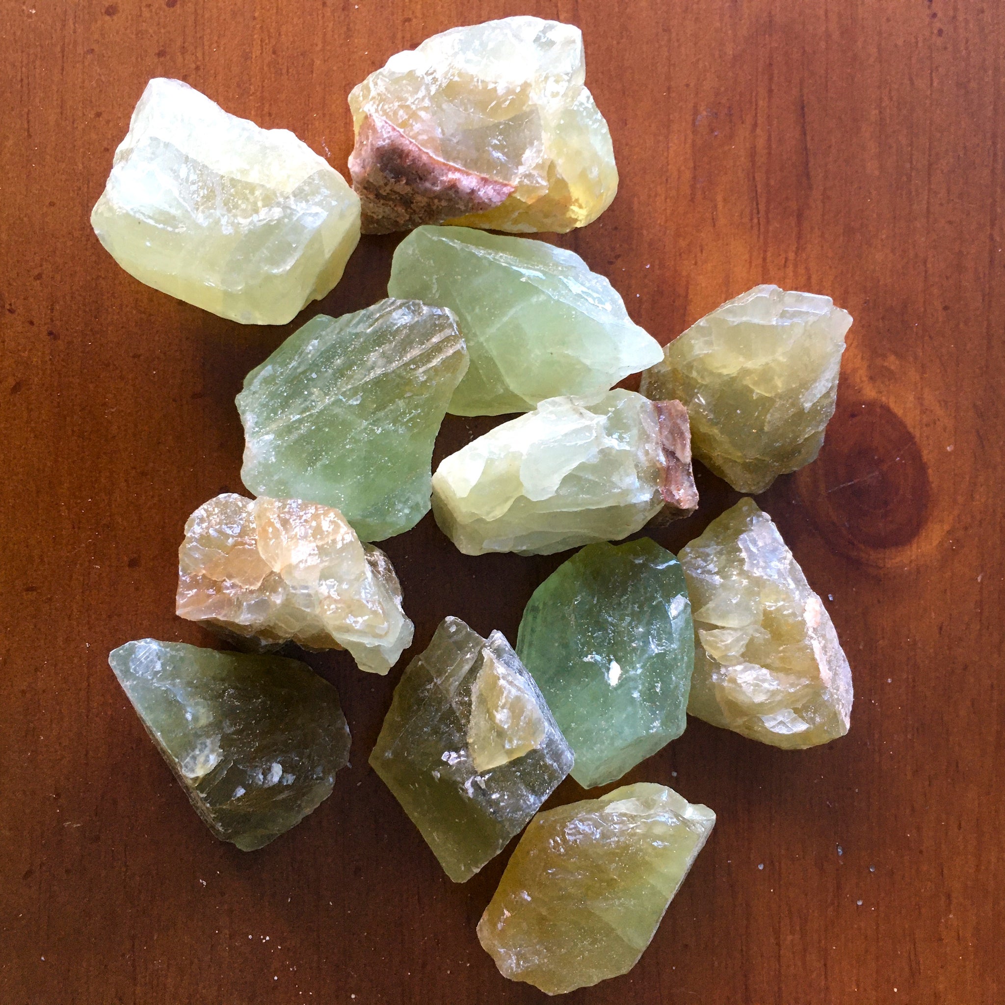 Green Calcite -Raw