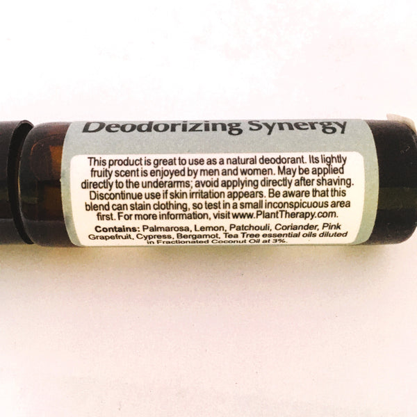 Plant Therapy Deodorizing Synergy Essential Oil Blend Roll-On