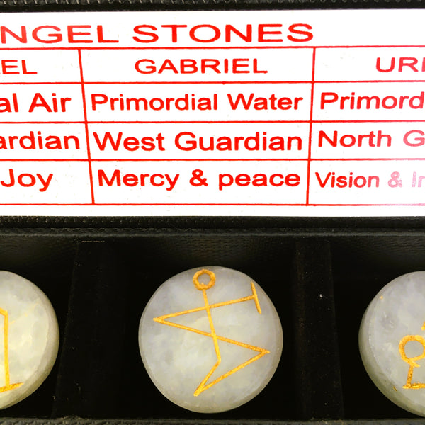 Archangel White Quartz Stones Box set