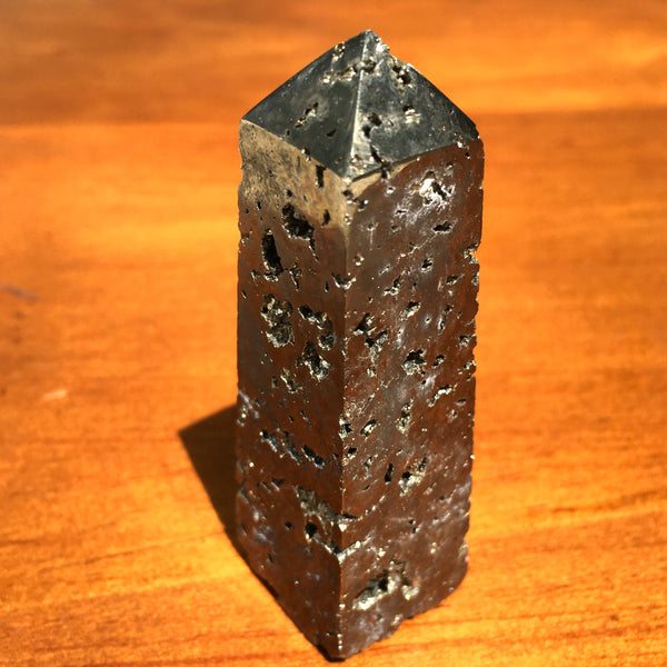 Pyrite Crystal Obelisk Point