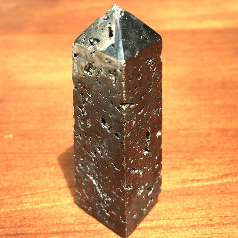 Pyrite Crystal Obelisk Point