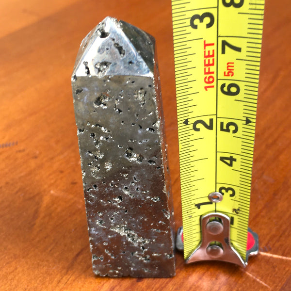 Pyrite Crystal Obelisk Point