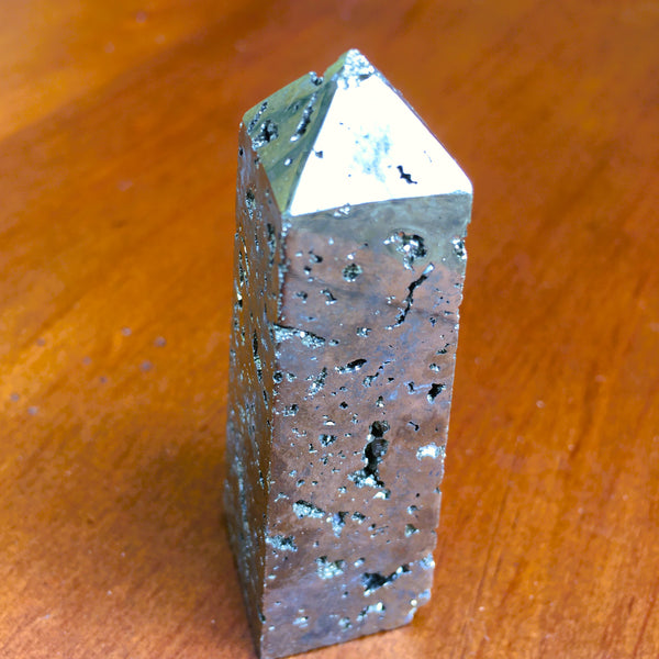 Pyrite Crystal Obelisk Point