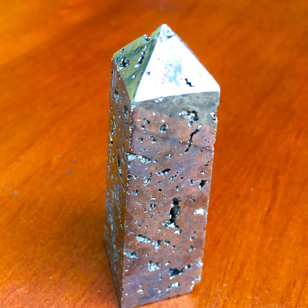 Pyrite Crystal Obelisk Point