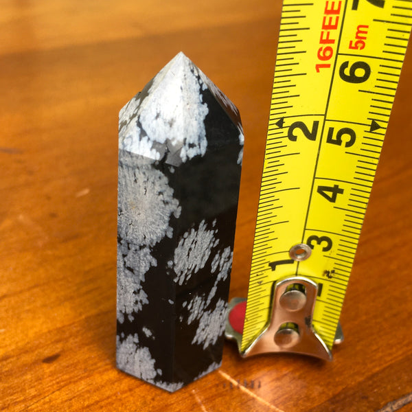 Snowflake Obsidian Point