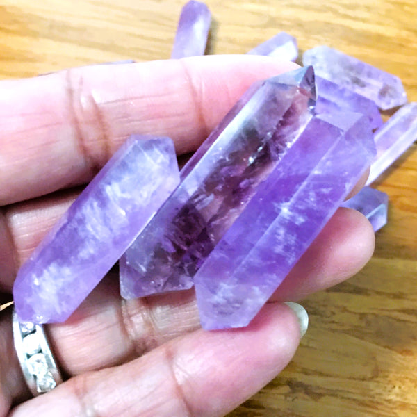 Double terminated Amethyst