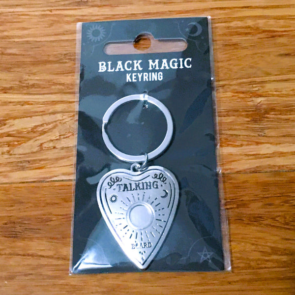 Black Magic Keyring Ouija Board Planchette Keychain