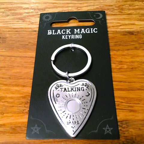 Black Magic Keyring Ouija Board Planchette Keychain