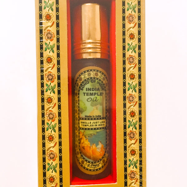 Temple of India Scented Roll On Oil 8ml. Perfume, Song of India