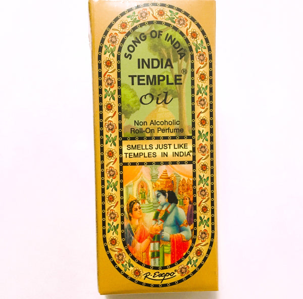 Temple of India Scented Roll On Oil 8ml. Perfume, Song of India