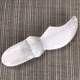 Selenite Dagger Knife Crystal Polish small