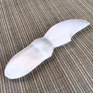 Selenite Dagger Knife Crystal Polish small