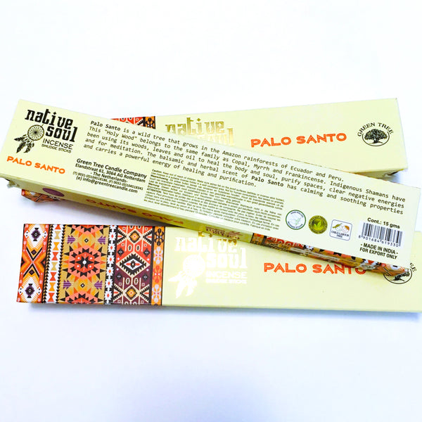 Native Soul Incense Smudge Sticks Palo Santo