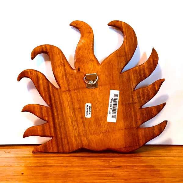 Sun and Moon wood hand carved wall décor