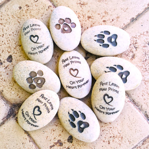 Pets Leave Paw Prints On Your Heart Forever Pawsitive Stone