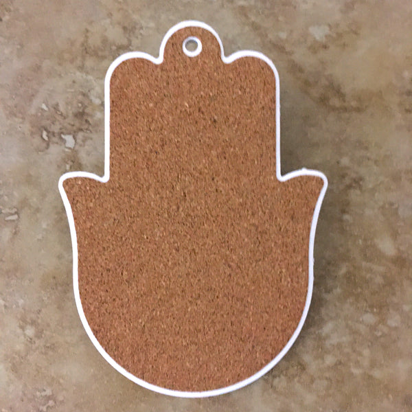 Hamsa with eye multicolor Ceramic Wall Plaque Décor