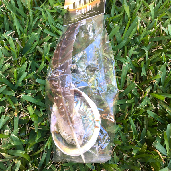 Mini Travel Smudging Kit Wolf Spirit Sage
