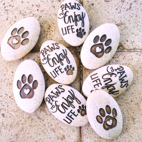 Paws To Enjoy Life Pawsitive Stone