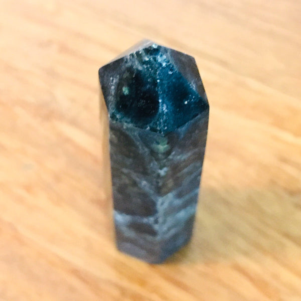 Kambaba Jasper Point Hexagonal Obelisk