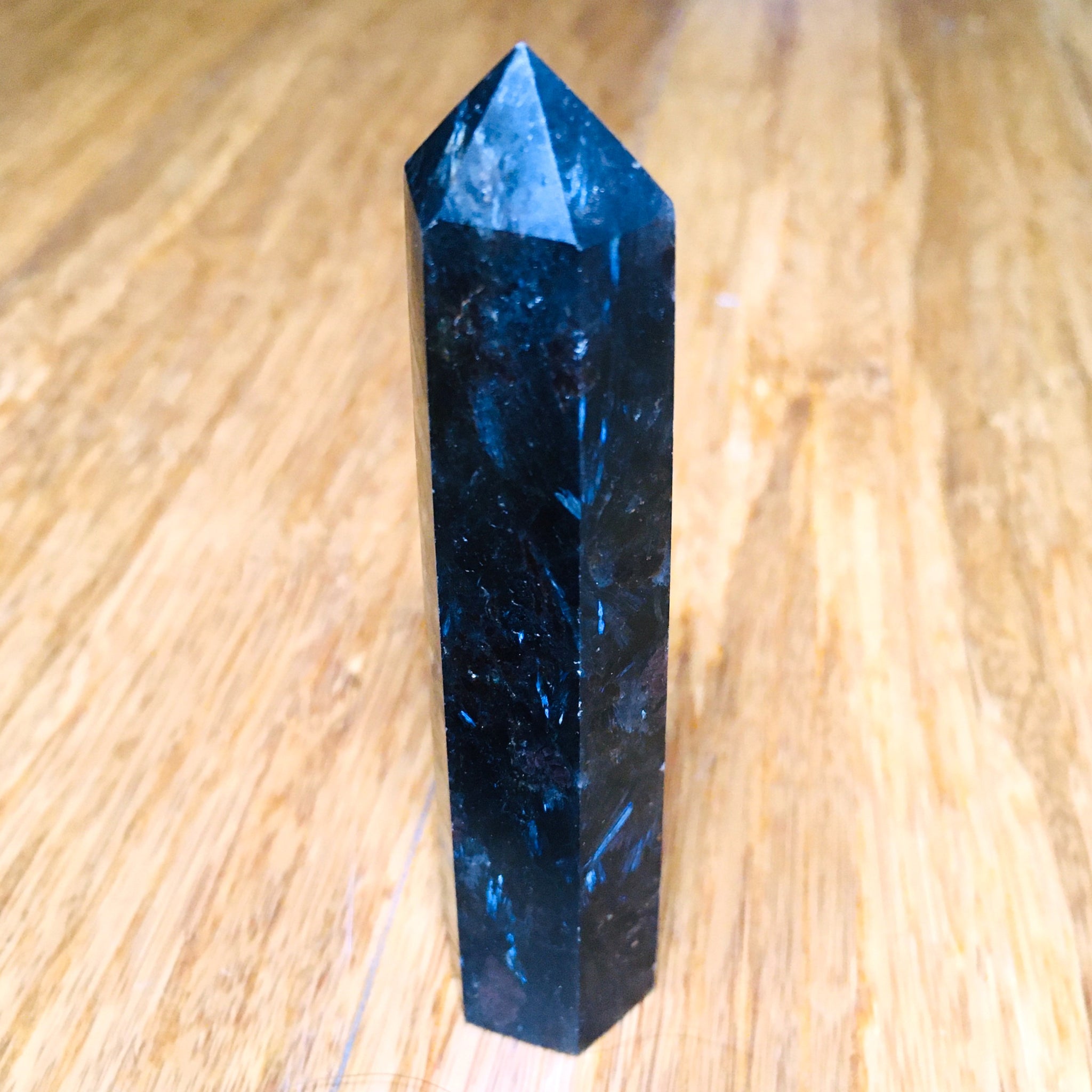 Astrophyllite Point hexagonal obelisk