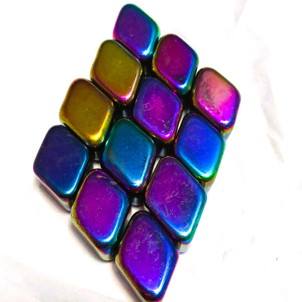 Rainbow Hematite Tumbled