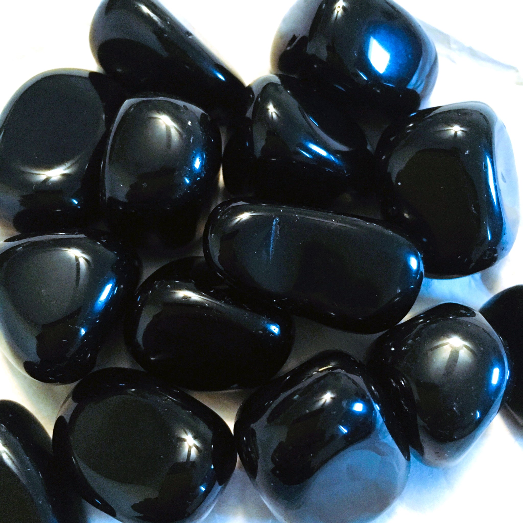 Black Obsidian Tumbled