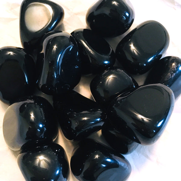 Black Obsidian Tumbled