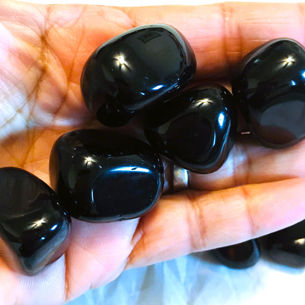 Black Obsidian Tumbled