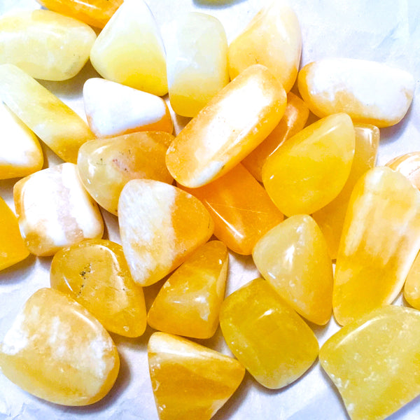 Orange Calcite Tumbled