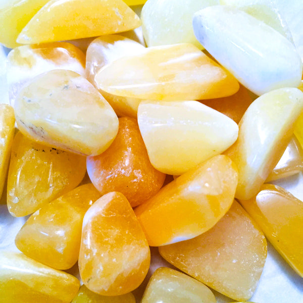 Orange Calcite Tumbled