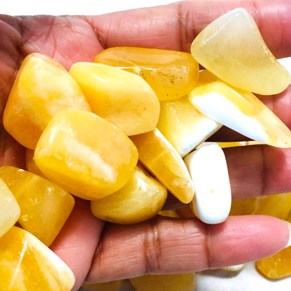 Orange Calcite Tumbled