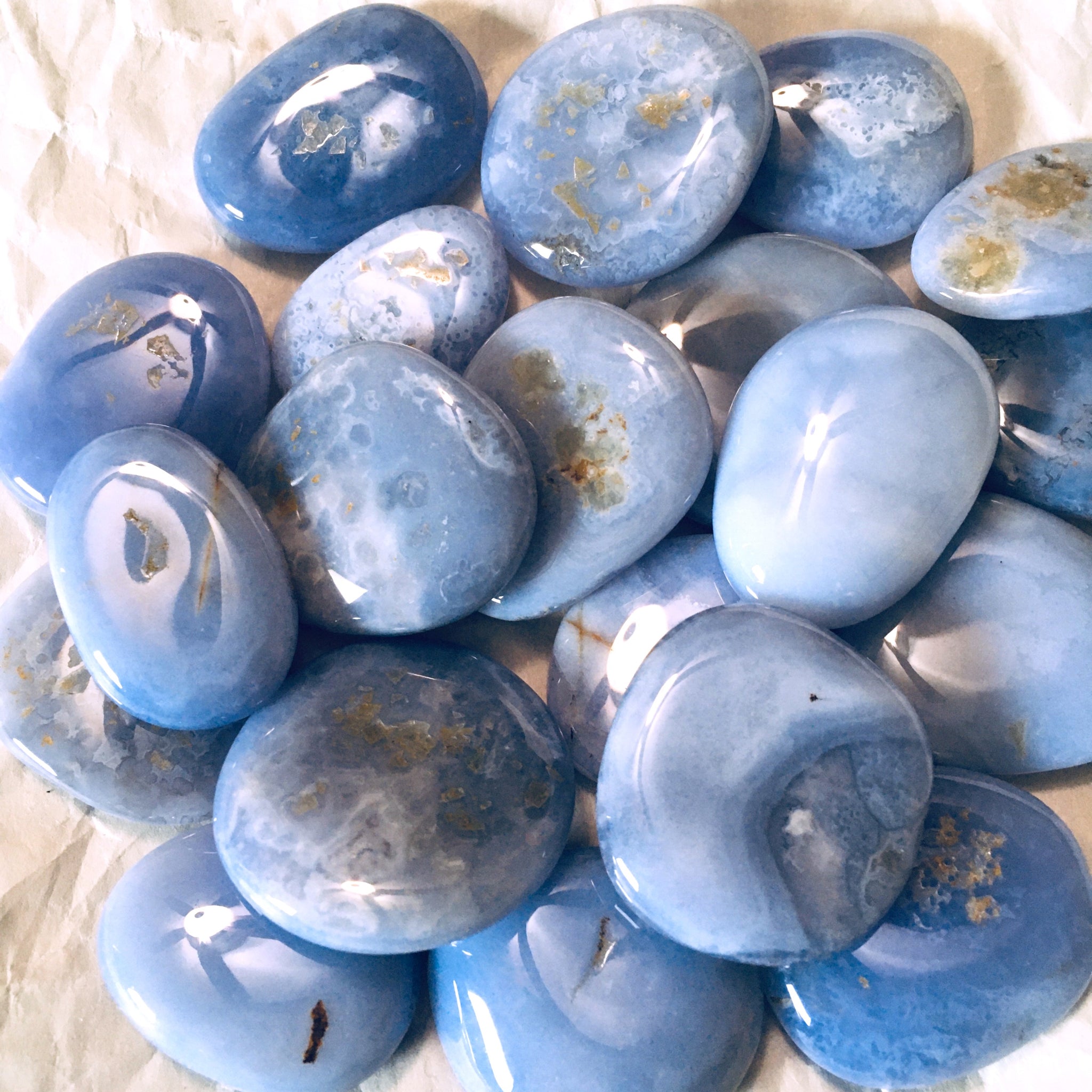 Blue Lace Agate Tumbled