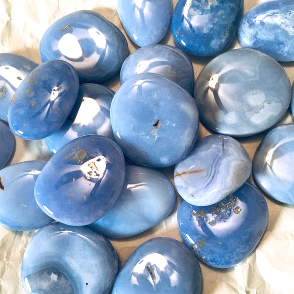 Blue Lace Agate Tumbled