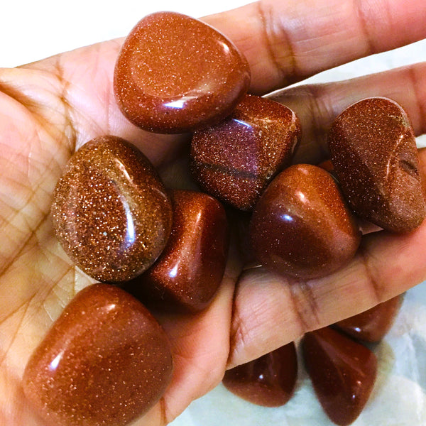 Red Goldstone Tumbled