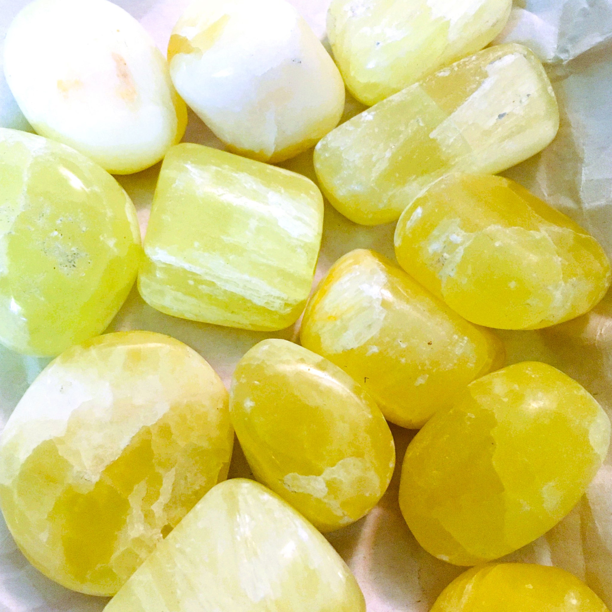 Pineapple Calcite Tumbled