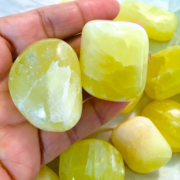 Pineapple Calcite Tumbled