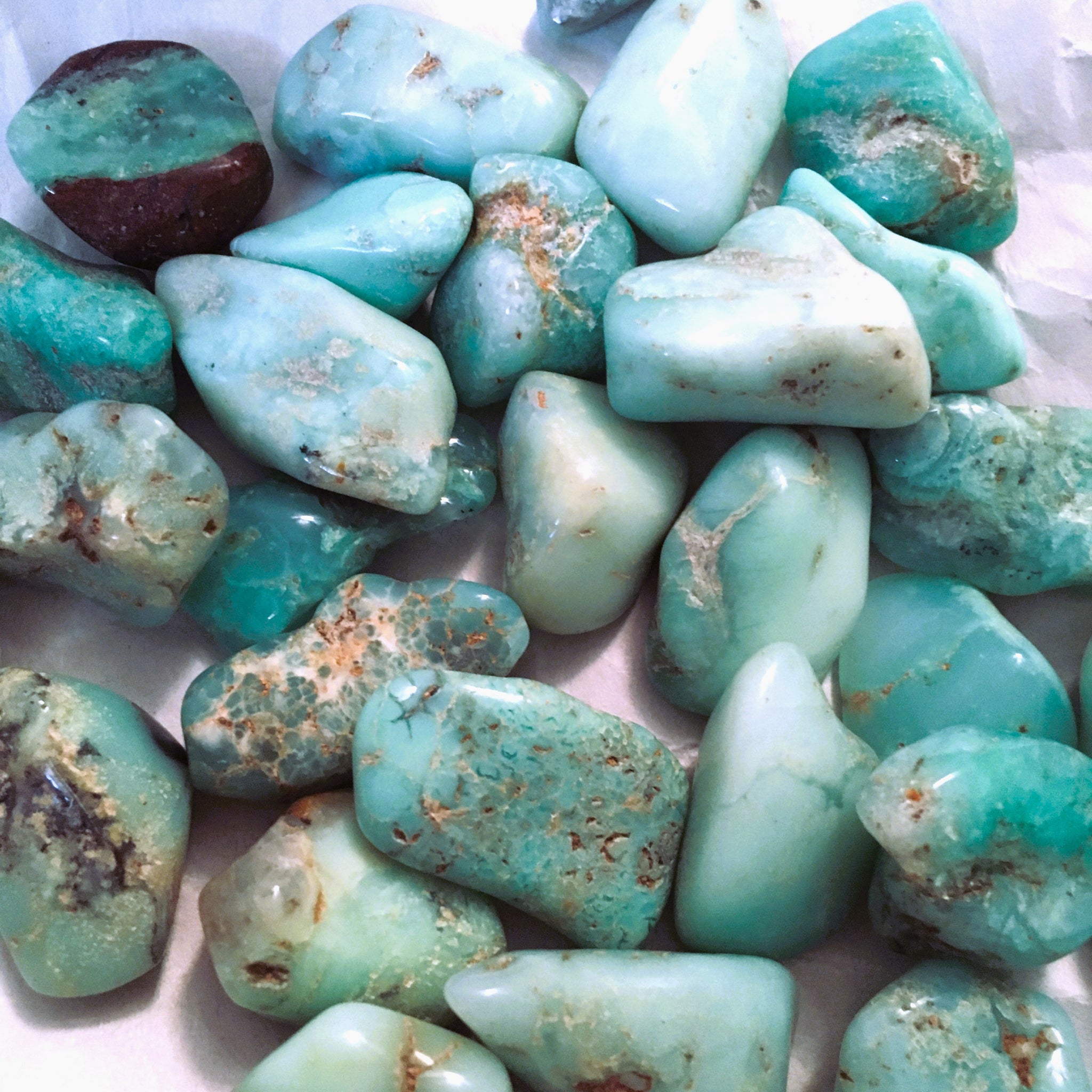 Chysoprase Tumbled