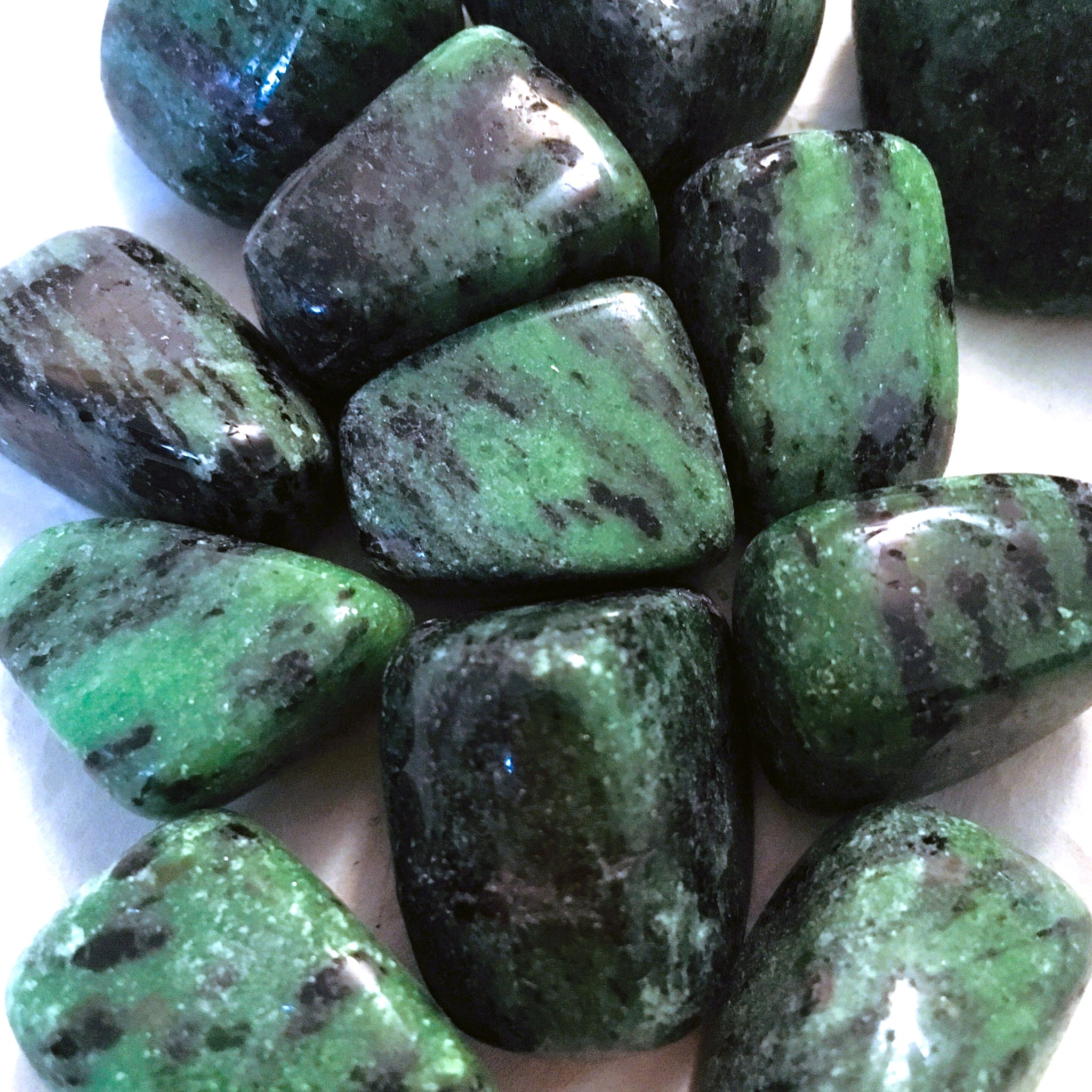 Ruby Zoisite Tumbled