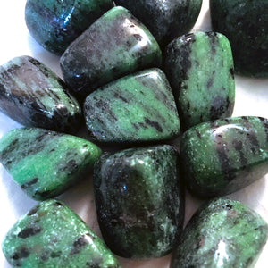 Ruby Zoisite Tumbled