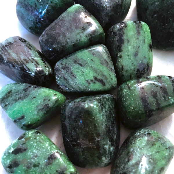 Ruby Zoisite Tumbled