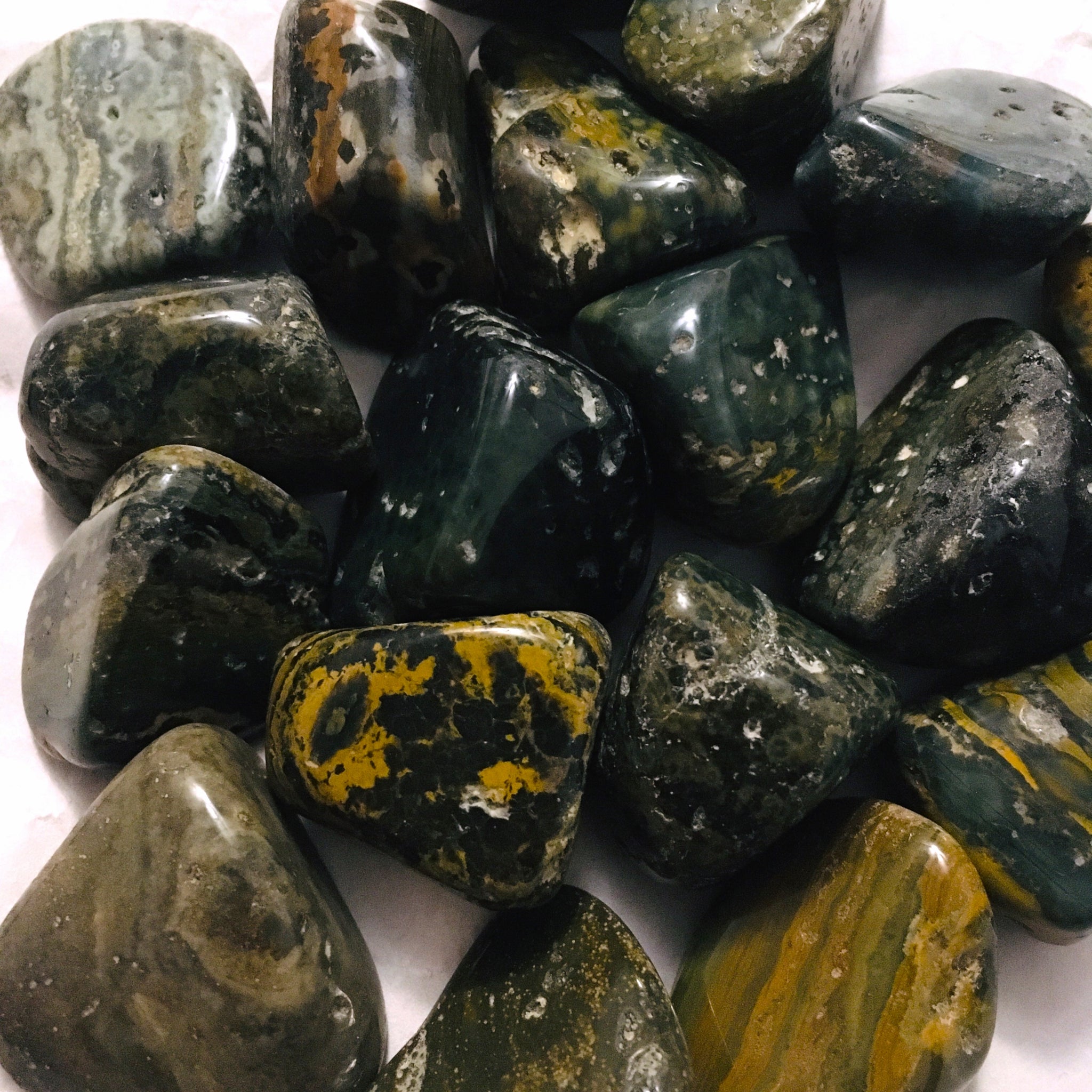 Orbicular Jasper Tumbled