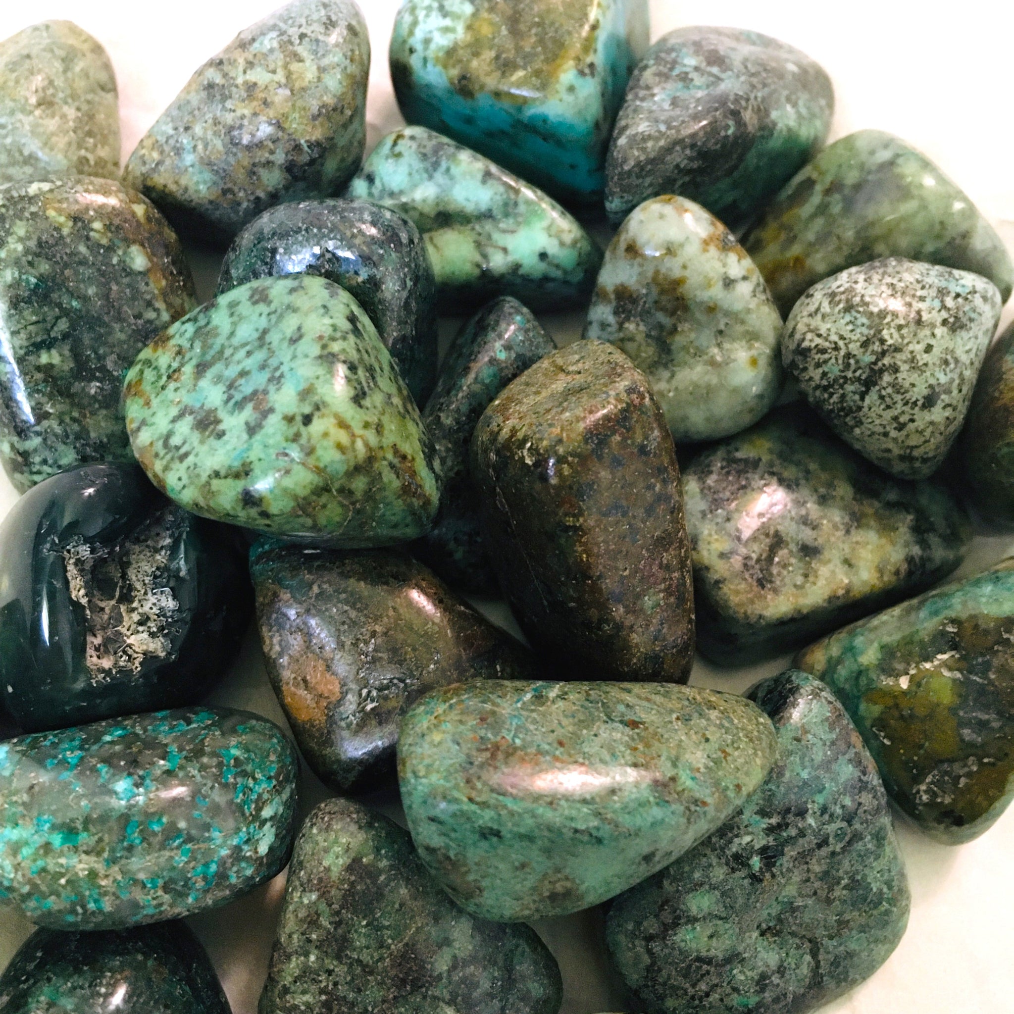 African Turquoise Tumbled