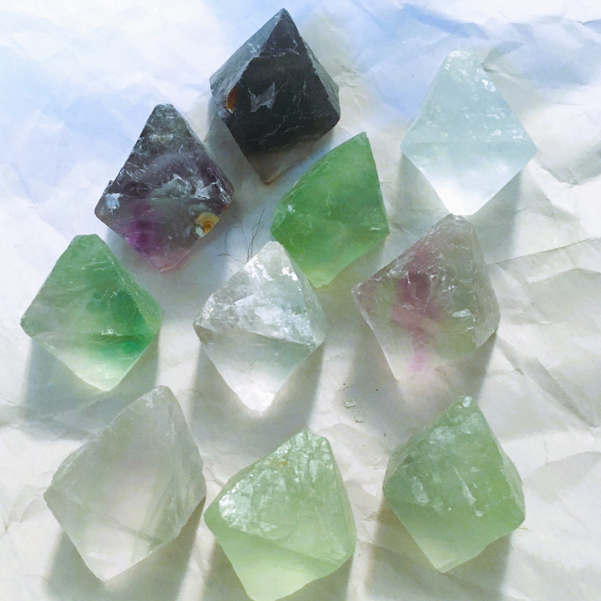 Fluorite Octahedron