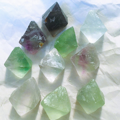 Fluorite Octahedron