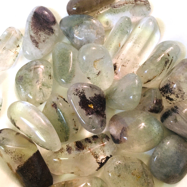 Chlorite Lodolite Tumbled