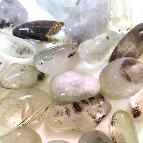Chlorite Lodolite Tumbled