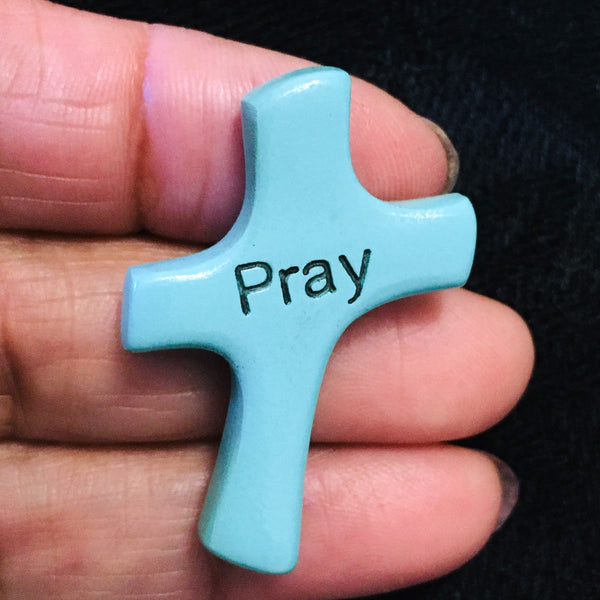 Pray Pocket Cross Token