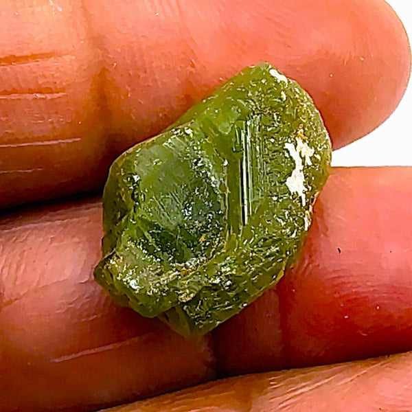 Peridot natural small raw crystal