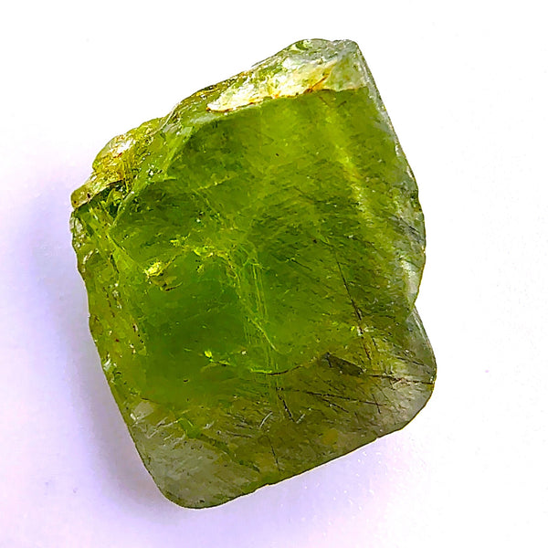 Peridot natural small raw crystal